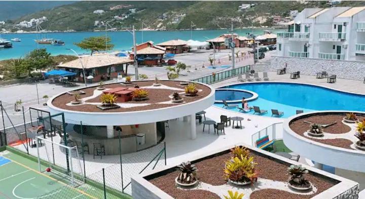 Cobertura Pe Na Areia Com Piscina Privativa E Vista Mar Na Praia Dos Anjos, Arraial Do Cabo, Para Ate 8 Pessoas Exterior photo